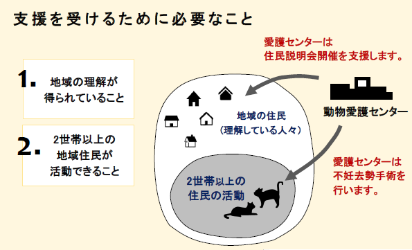 地域猫支援、全体像